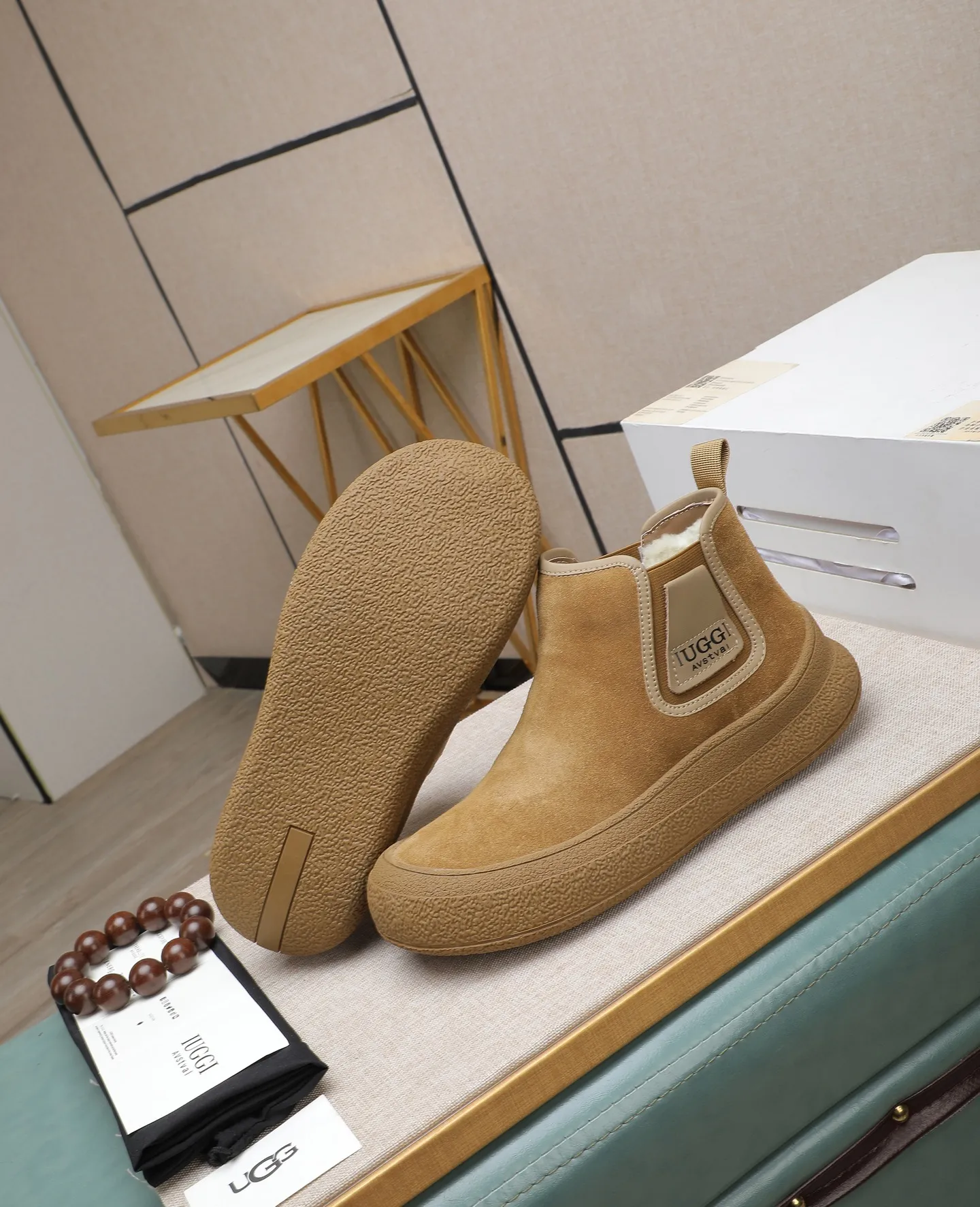 Men's shoes 💰580 IUGGI new retro presbyopia men's shoes, casual and versatile, full of high-end sense, fashionable, luxury and personalized style, joint model, retro presbyopia factor, full of handsome style, first layer suede cowhide, lining wool, rubber outsole, light and non-slip size: 39-44